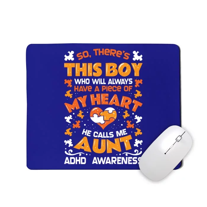 Adhd Awareness Great Gift Neurodiversity Adhd Aunt Gift Mousepad