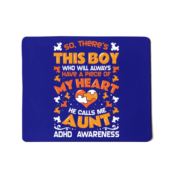 Adhd Awareness Great Gift Neurodiversity Adhd Aunt Gift Mousepad