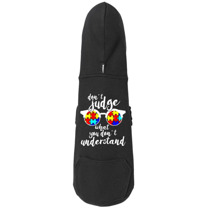 Autism Awareness Gift Design For Autistic Awareness Doggie 3-End Fleece Hoodie