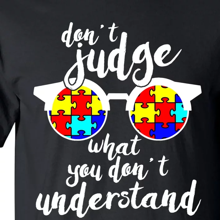 Autism Awareness Gift Design For Autistic Awareness Tall T-Shirt