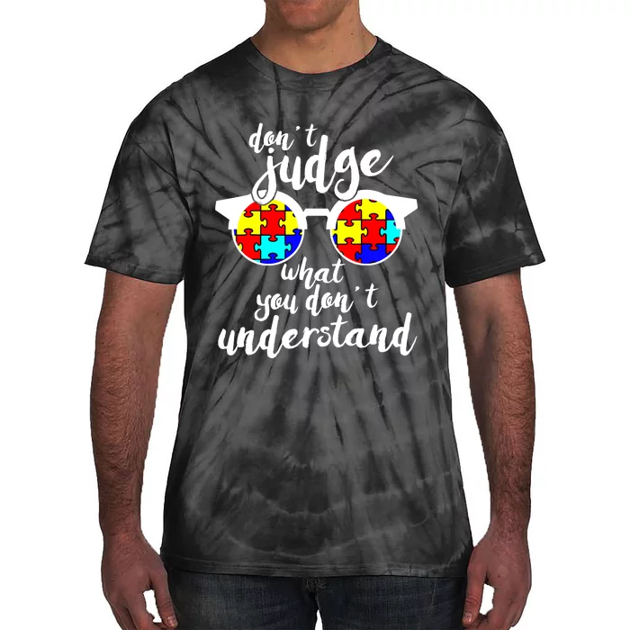 Autism Awareness Gift Design For Autistic Awareness Tie-Dye T-Shirt