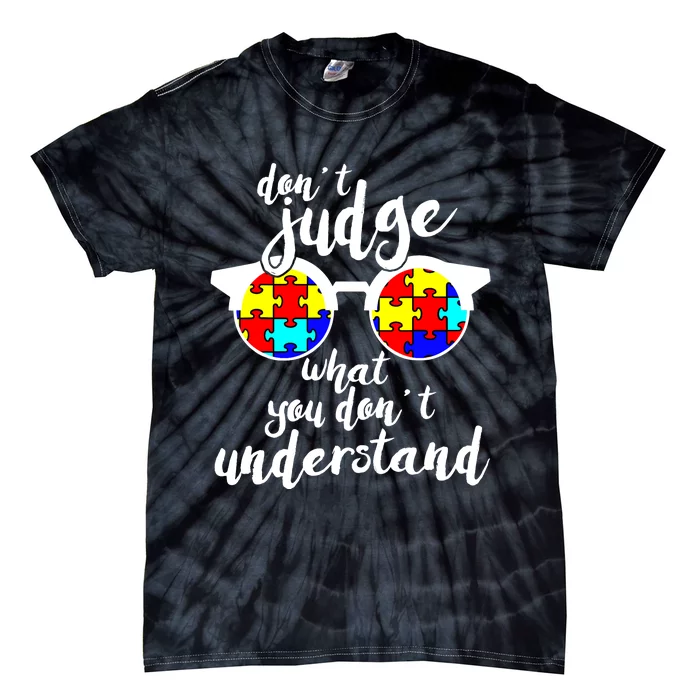 Autism Awareness Gift Design For Autistic Awareness Tie-Dye T-Shirt