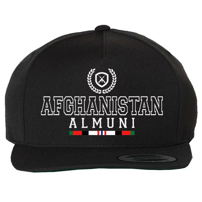 Afghanistan Alumni Gwot Oef Veteran Wool Snapback Cap