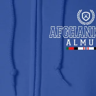 Afghanistan Alumni Gwot Oef Veteran Full Zip Hoodie