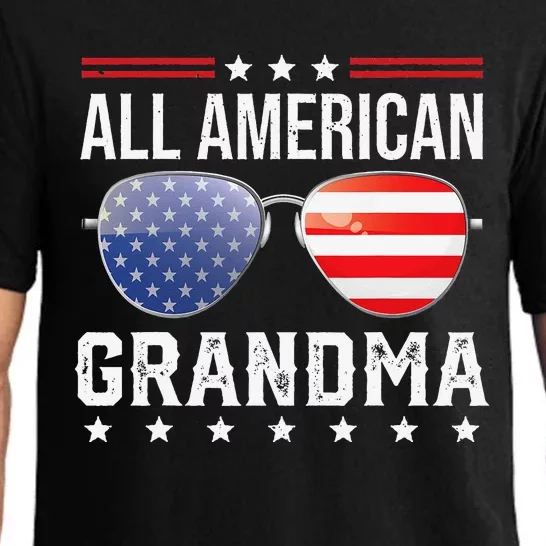 All American Grandma Matching Family Fourth 4th of July Pajama Set