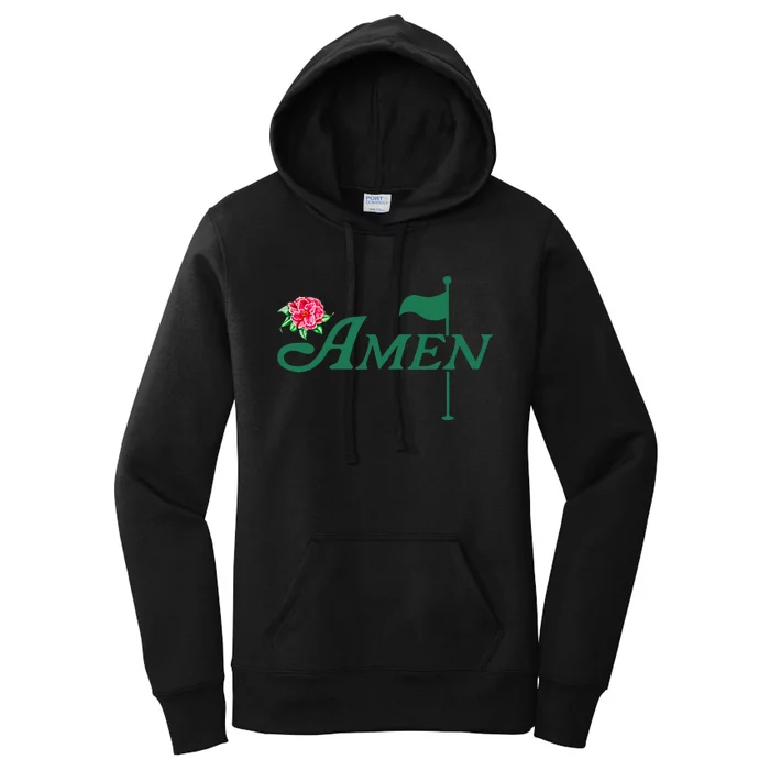 Amen Azalea Golf Masters Floral Golfing Enthusiast Design Women's Pullover Hoodie