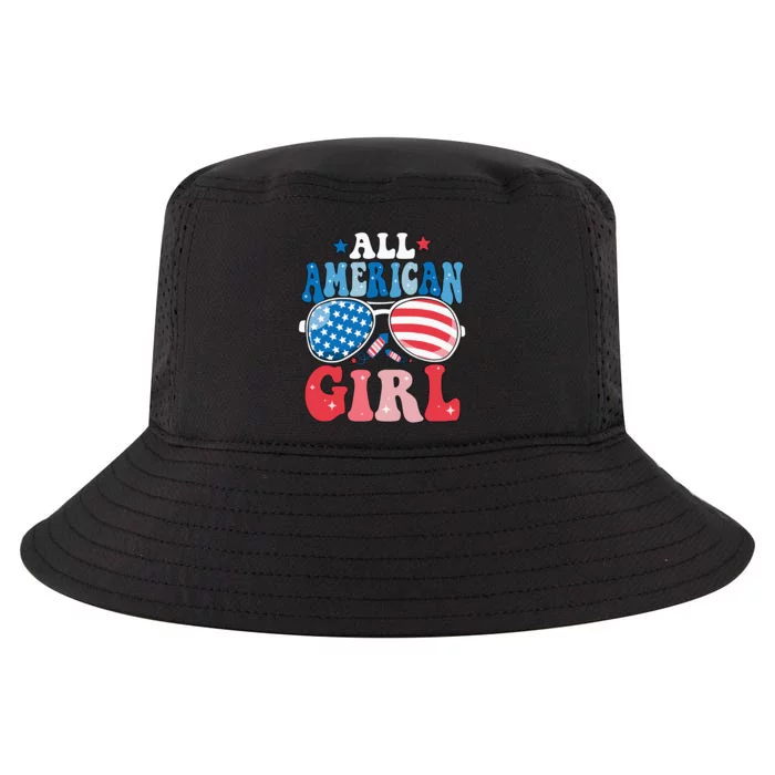 All American Girl Sunglasses 4th Of July Family Matching Cool Comfort Performance Bucket Hat