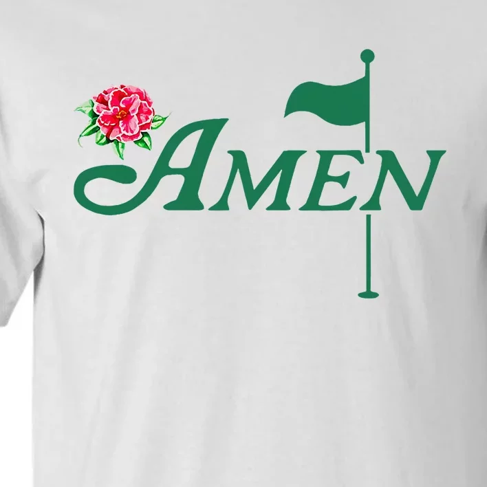 Amen Azalea Golf Masters Floral Golfing Enthusiast Tall T-Shirt