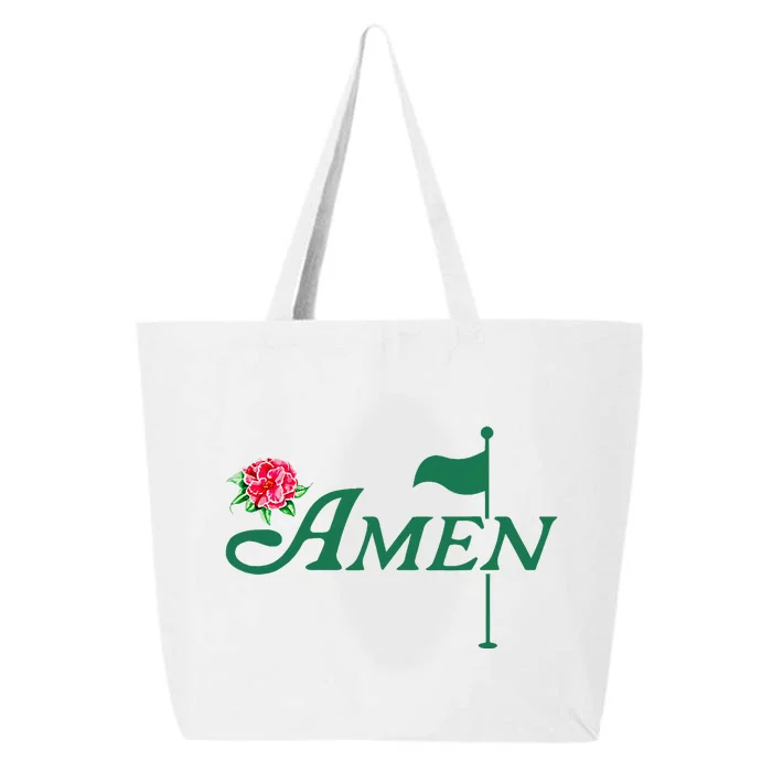 Amen Azalea Golf Masters Floral Golfing Enthusiast 25L Jumbo Tote