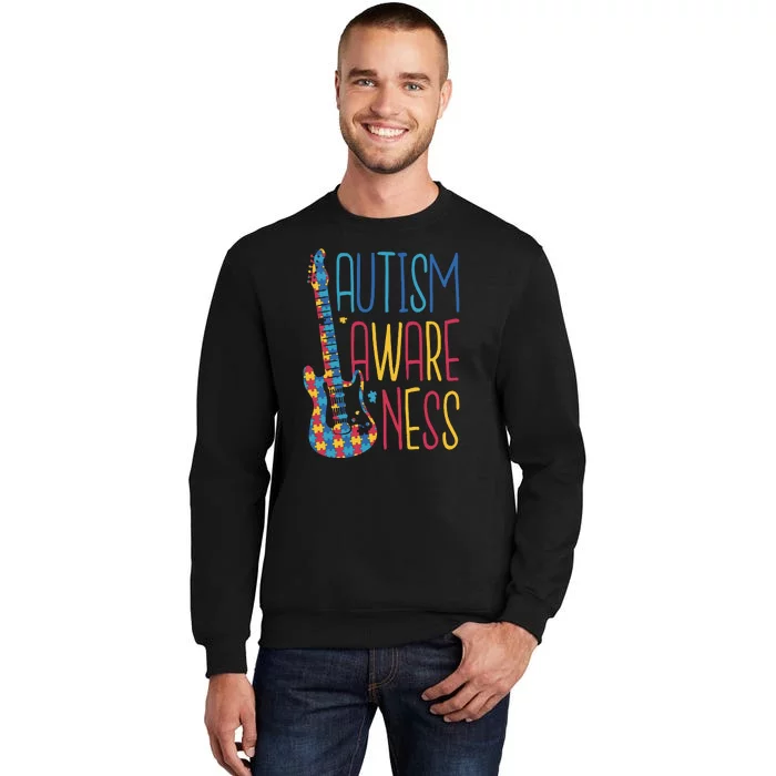 Autism Awareness Guitar Sweatshirt