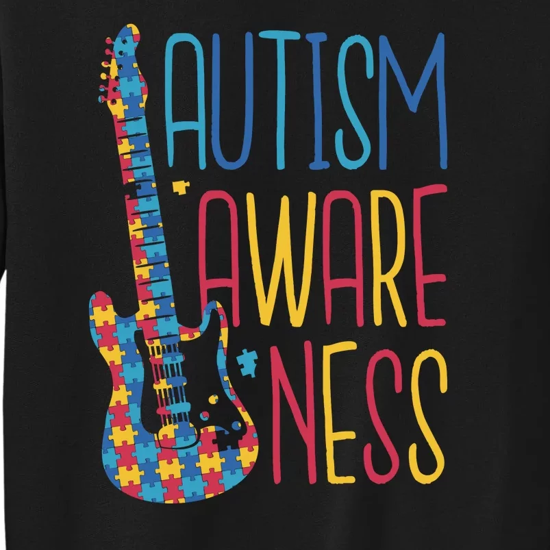 Autism Awareness Guitar Sweatshirt