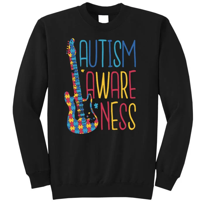 Autism Awareness Guitar Sweatshirt