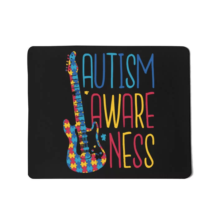 Autism Awareness Guitar Mousepad