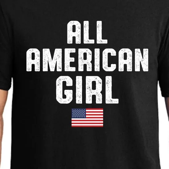 All American Girl USA Flag Pajama Set