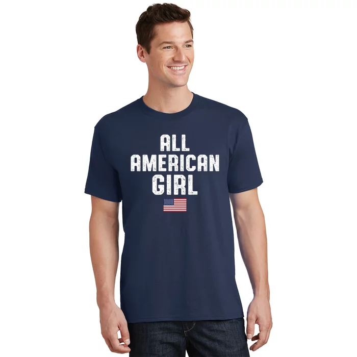 All American Girl USA Flag T-Shirt