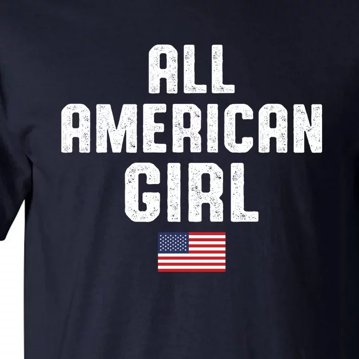 All American Girl USA Flag Tall T-Shirt