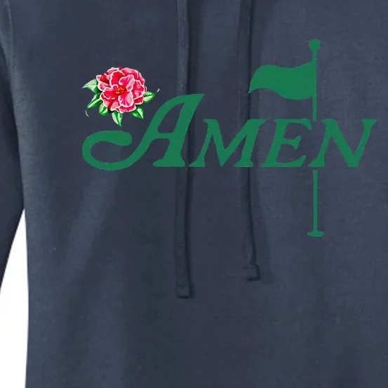 Amen Azalea Golf Masters Floral Golfing Enthusiast Women's Pullover Hoodie