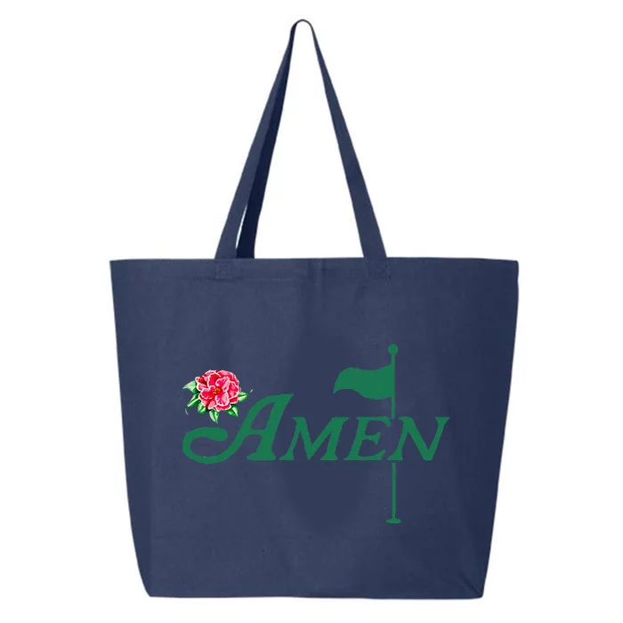 Amen Azalea Golf Masters Floral Golfing Enthusiast 25L Jumbo Tote