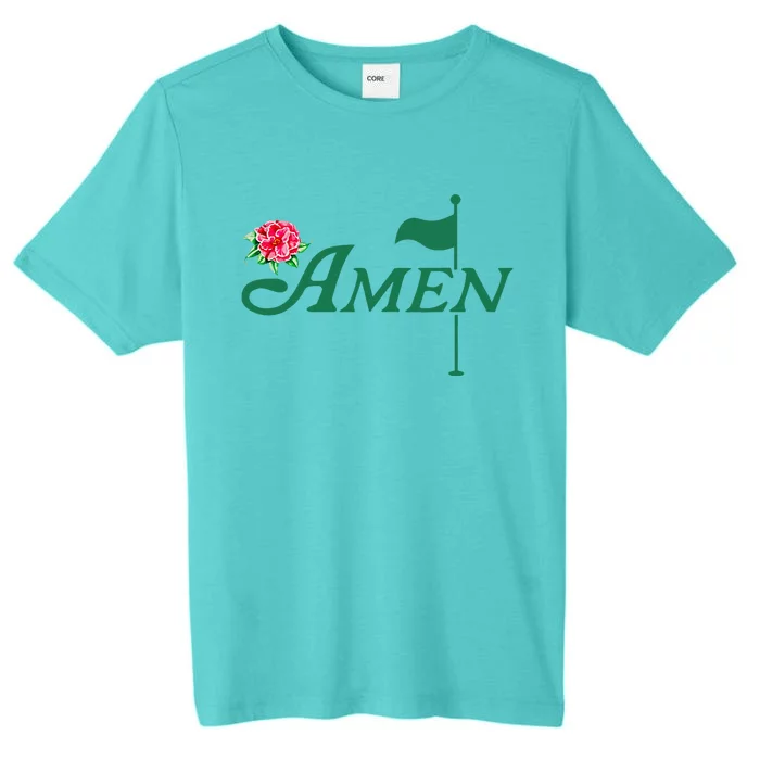 Amen Azalea Golf Masters Floral Golfing Enthusiast ChromaSoft Performance T-Shirt