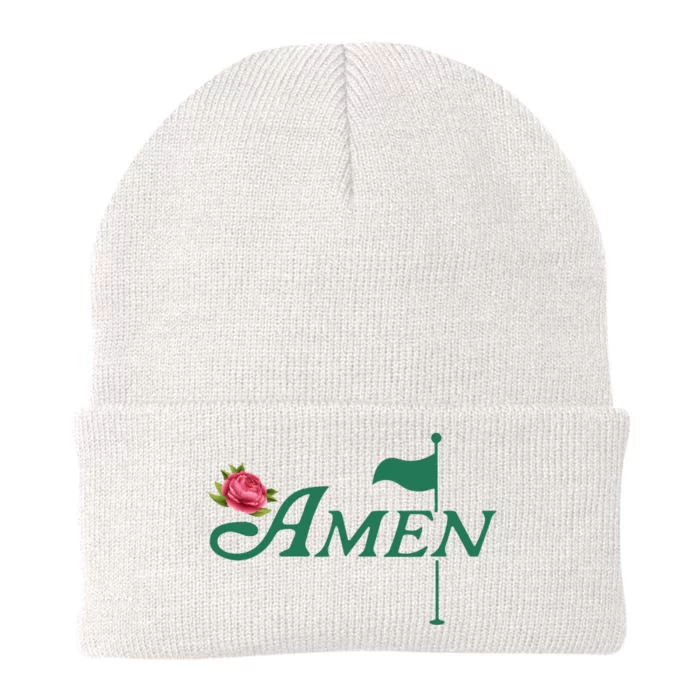 Amen Azalea Golf Masters Knit Cap Winter Beanie