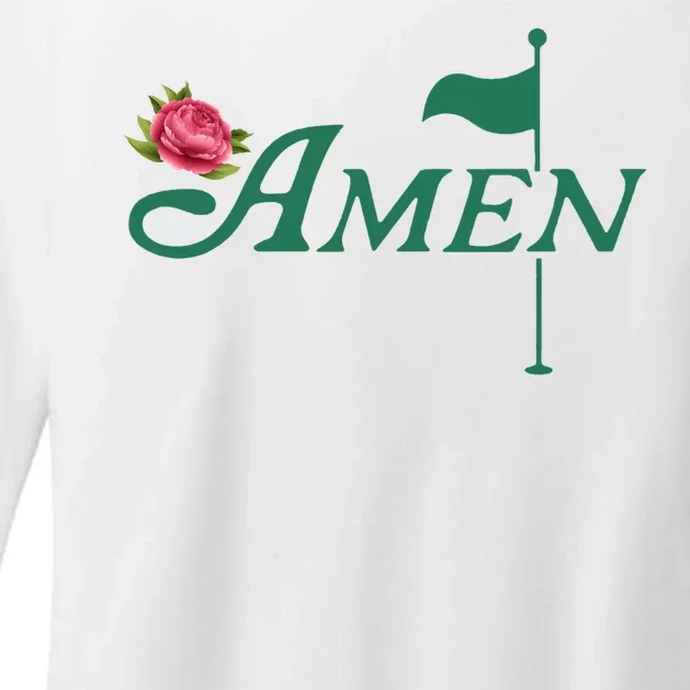 Amen Azalea Golf Masters Womens CVC Long Sleeve Shirt