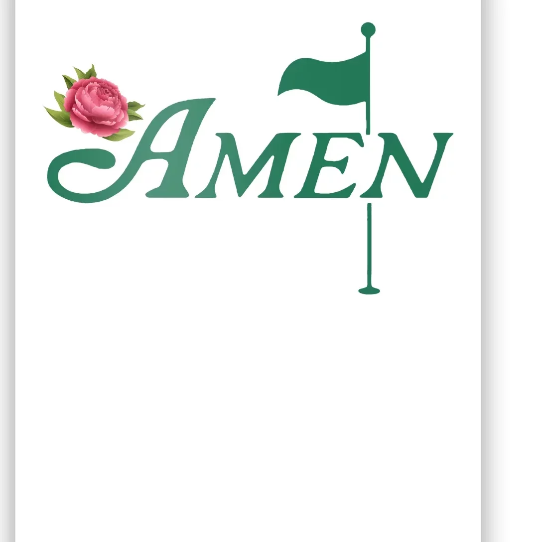 Amen Azalea Golf Masters Poster