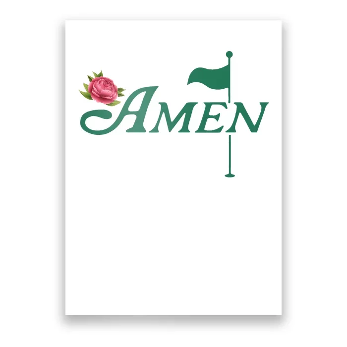 Amen Azalea Golf Masters Poster