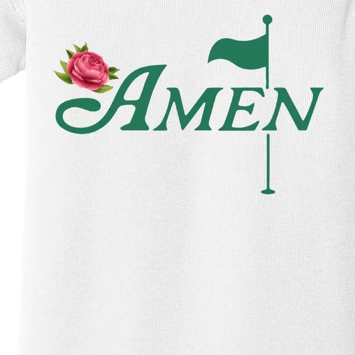 Amen Azalea Golf Masters Baby Bodysuit