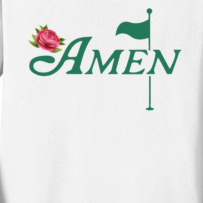 Amen Azalea Golf Masters Kids Long Sleeve Shirt