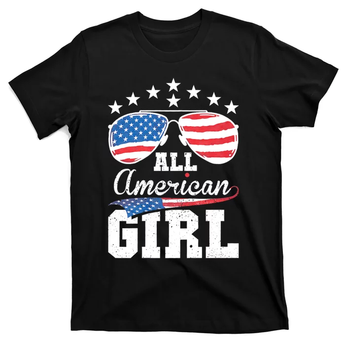 All American Girl 4th Of July Matching Family T-Shirt