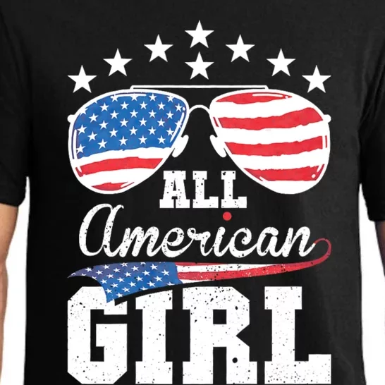 All American Girl 4th Of July Matching Family Pajama Set