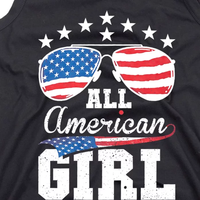 All American Girl 4th Of July Matching Family Tank Top