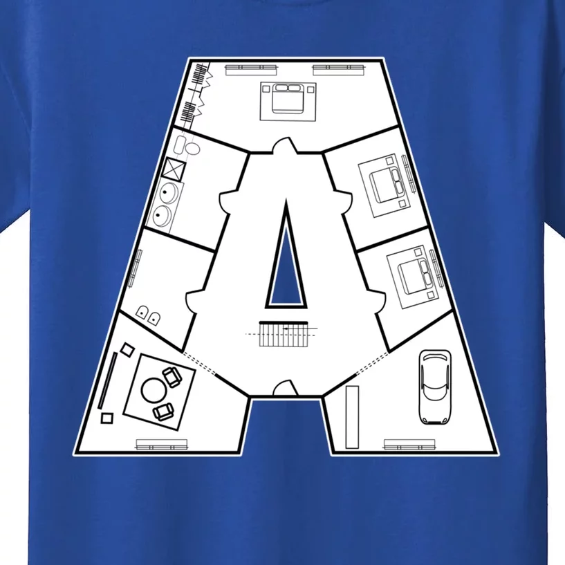 Architect Architecture House Building Gift Meaningful Gift Construction Gift Kids T-Shirt