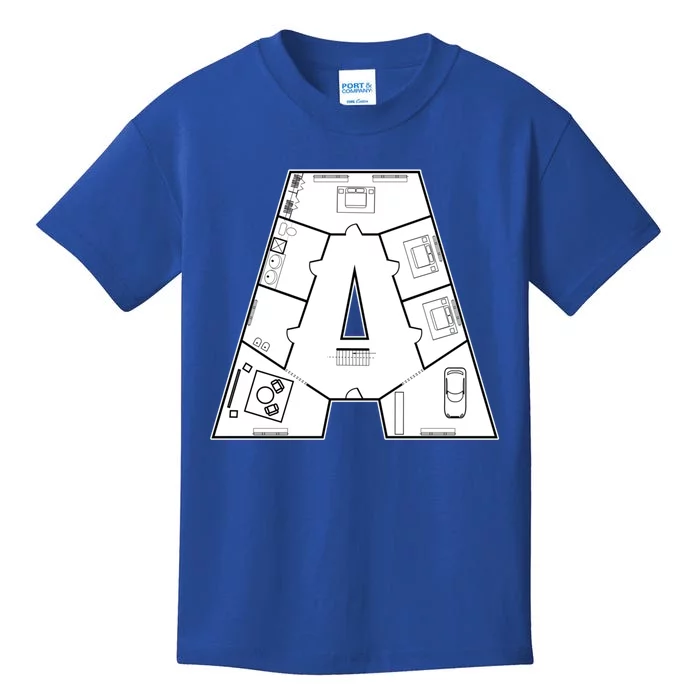 Architect Architecture House Building Gift Meaningful Gift Construction Gift Kids T-Shirt