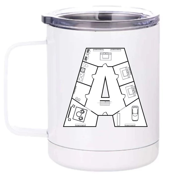 Architect Architecture House Building Gift Meaningful Gift Construction Gift Front & Back 12oz Stainless Steel Tumbler Cup