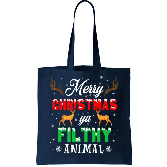 Alone At Home Movies Merry Christmas You Filty Animal Tote Bag