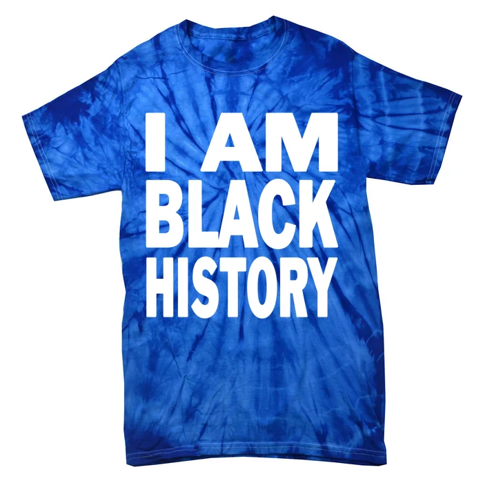 African Americans Heritage Month Afro I Am Black History Gift Tie-Dye T-Shirt