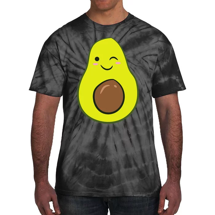 Adorable Avocado Halloween Outfit Fun and Festive Costume Tie-Dye T-Shirt