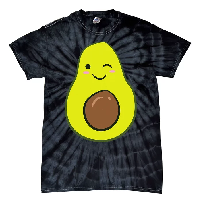 Adorable Avocado Halloween Outfit Fun and Festive Costume Tie-Dye T-Shirt