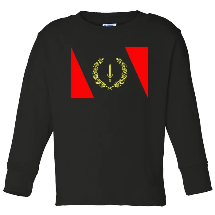 African American Heritage Flag Black History 1967 Toddler Long Sleeve Shirt