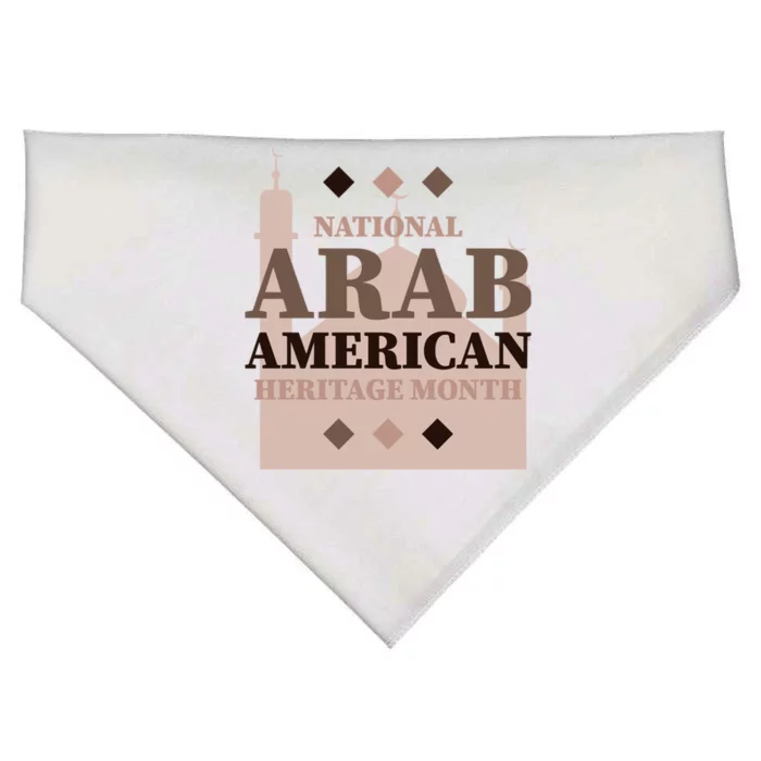 Arab American Heritage Month Gift USA-Made Doggie Bandana