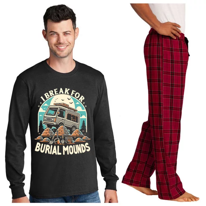 Archaeology Archaeologist Historical Exploration Fieldwork Cool Gift Long Sleeve Pajama Set