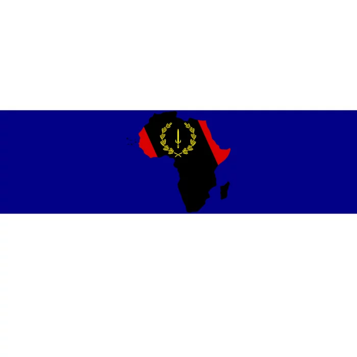 American African Heritage Flag American Black Heritage Flag Funny Gift Bumper Sticker