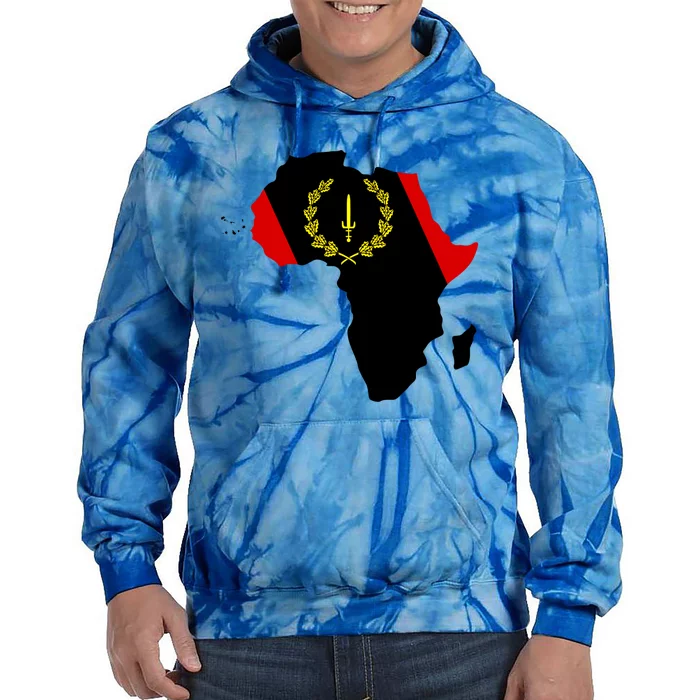 American African Heritage Flag American Black Heritage Flag Funny Gift Tie Dye Hoodie