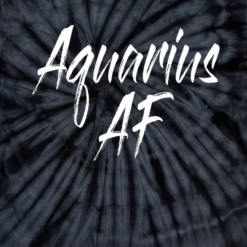 Aquarius Af Hooded Gift Tie-Dye T-Shirt