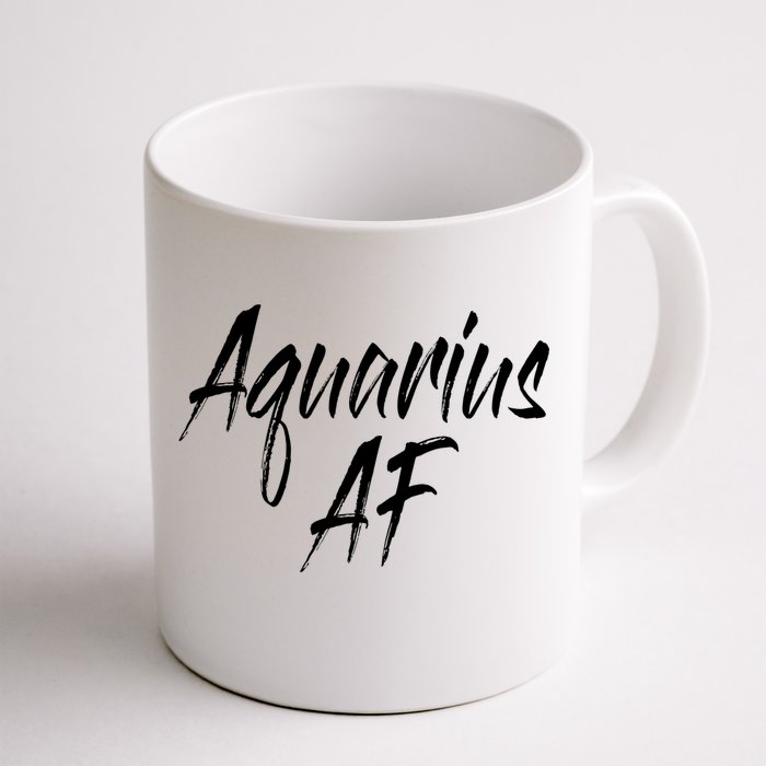 Aquarius Af Hooded Gift Front & Back Coffee Mug