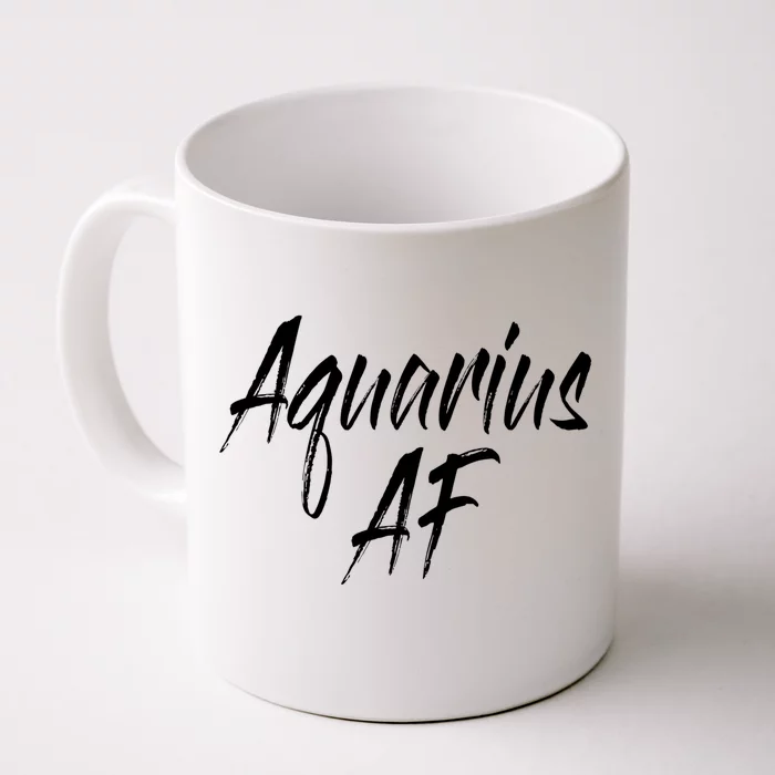 Aquarius Af Hooded Gift Front & Back Coffee Mug