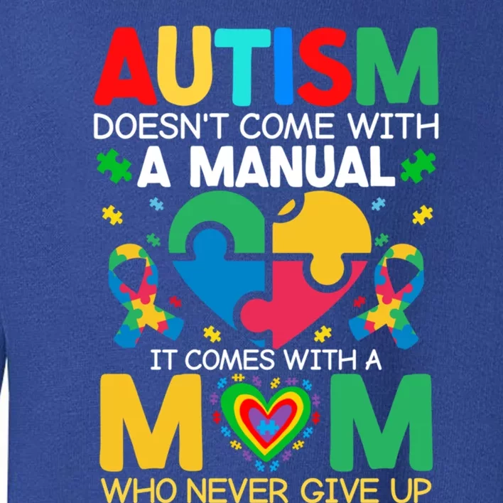 Autism Awareness Heart Of Support And Puzzle Piece Gift Toddler Sweatshirt