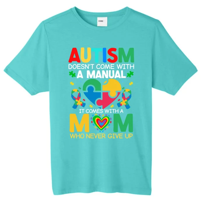 Autism Awareness Heart Of Support And Puzzle Piece Gift ChromaSoft Performance T-Shirt