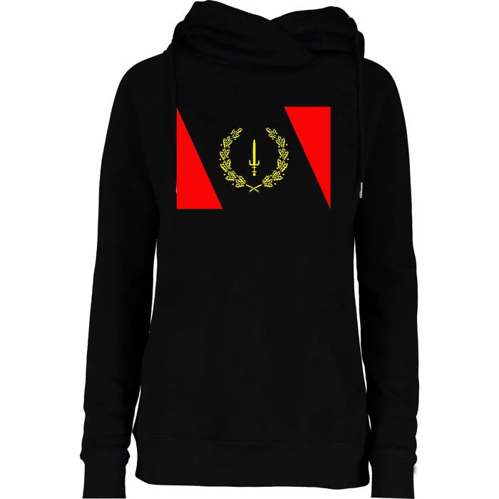 African American Heritage Flag Black History 1967 Womens Funnel Neck Pullover Hood